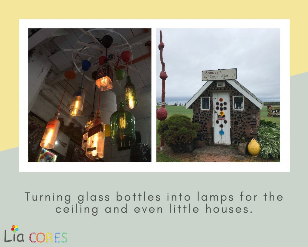 Glass bottles transformation